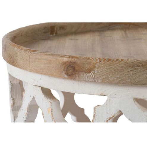 Anita 32 X 31.9 inch Natural/White Coffee Table