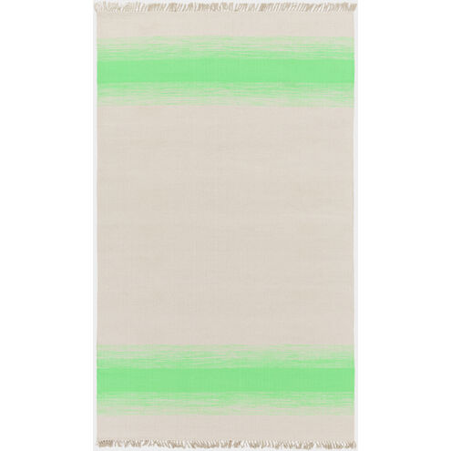Shine 96 X 60 inch Grass Green, Beige Rug