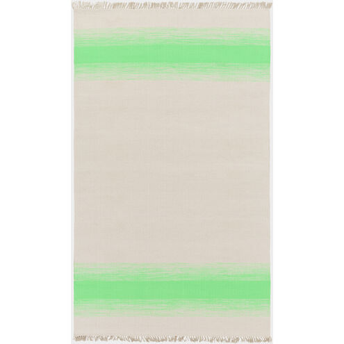 Shine 96 X 60 inch Grass Green, Beige Rug