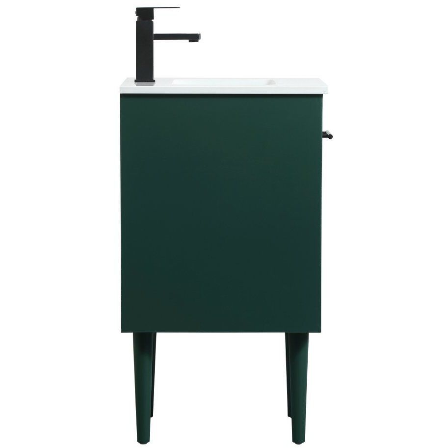 Cyrus 19 X 18 X 33.5 inch Green Vanity Sink Set