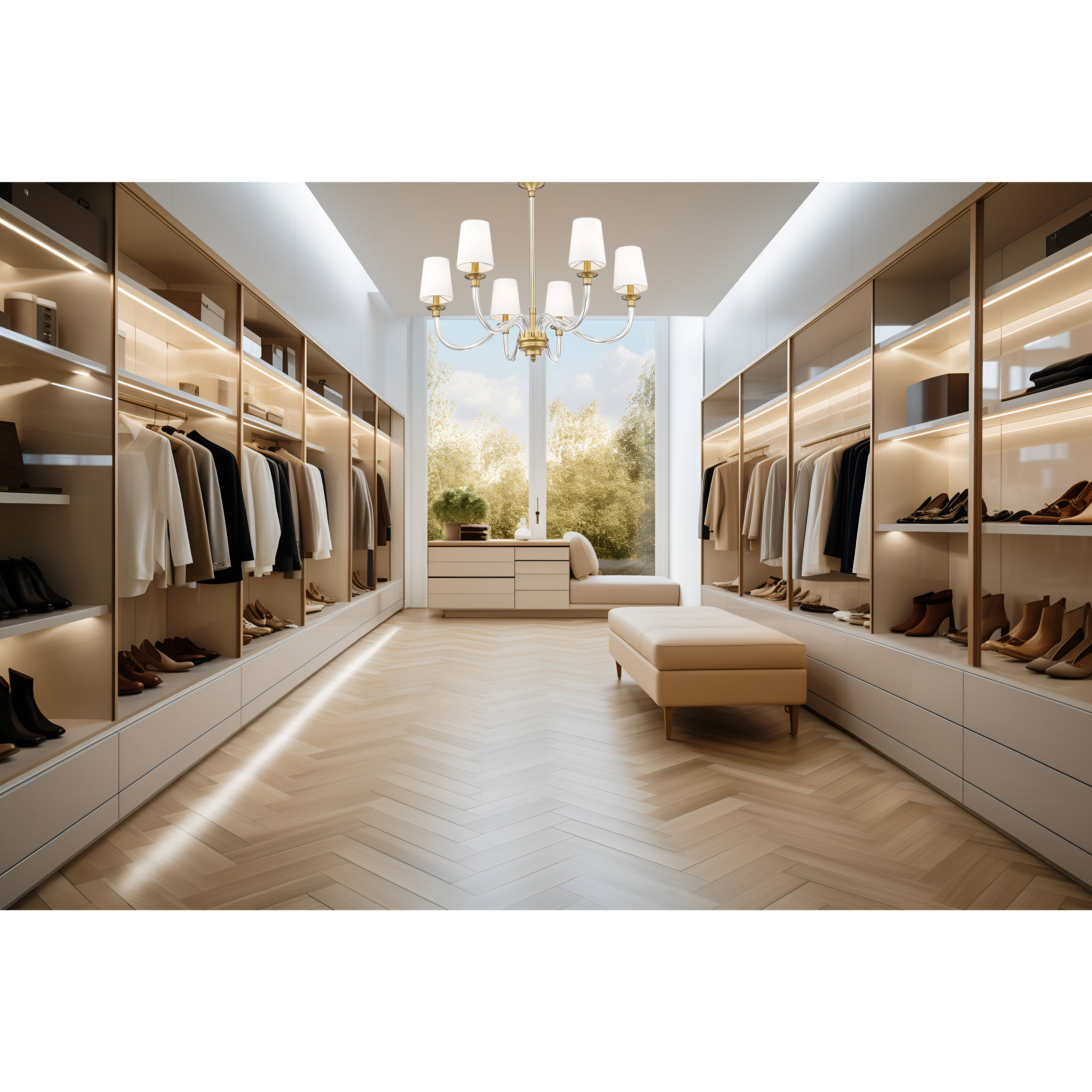 Katerina 6 Light 32 inch Rubbed Brass Chandelier Ceiling Light