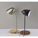 Jude 19.5 inch 40 watt Black and Walnut Desk Lamp Portable Light, Simplee Adesso