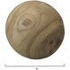 Malibu Natural Wood Wood Balls, Set of 3