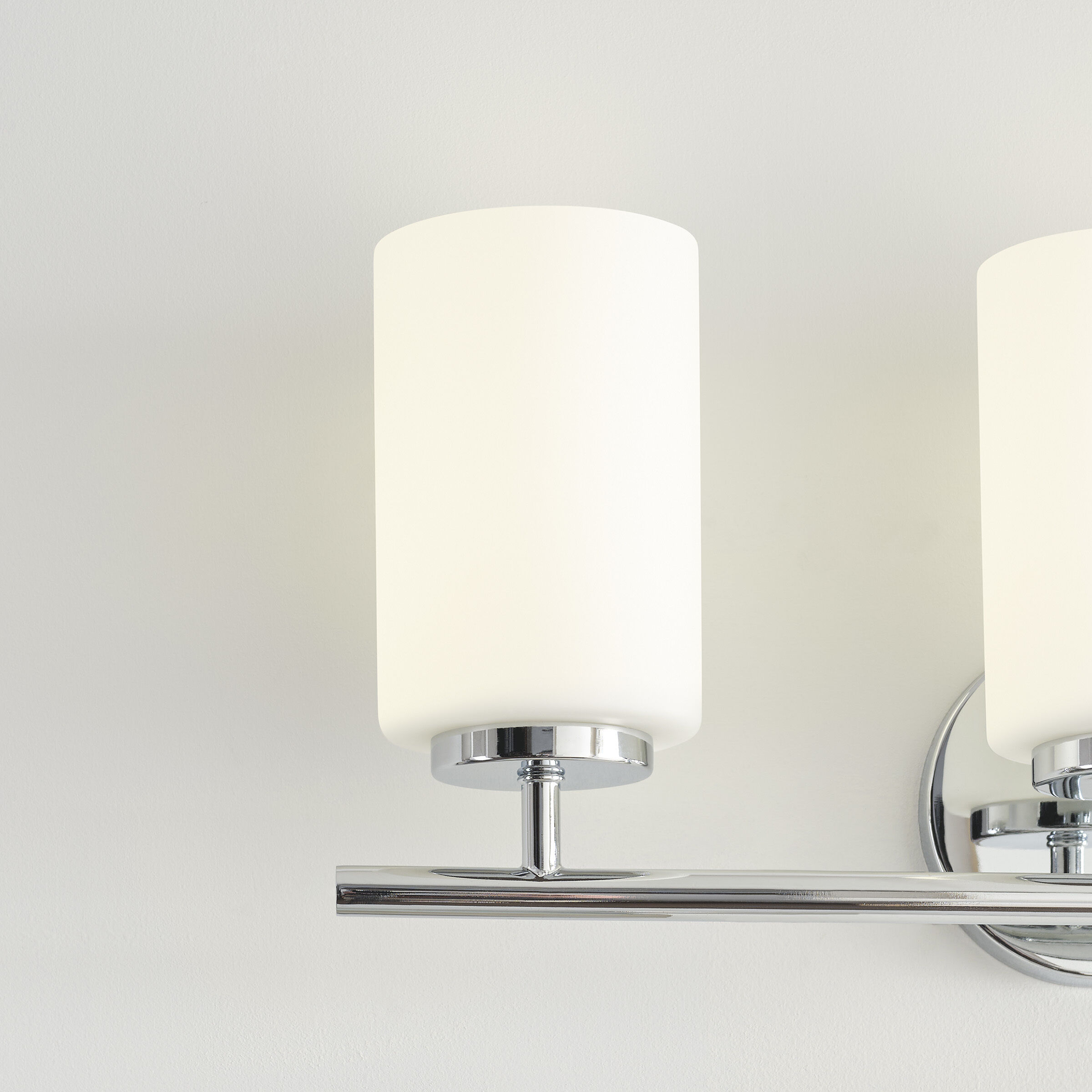 Oslo 4 Light 27.5 inch Chrome Wall Bath Fixture Wall Light