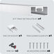 X Track 12 White Outdoor Track Channel Ceiling Light