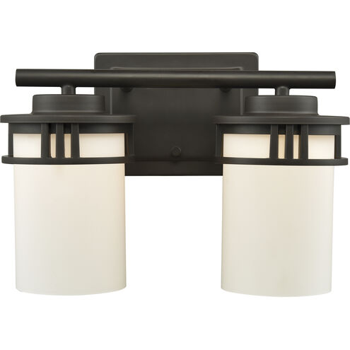 Ravendale 2 Light 12 inch Oil Rubbed Bronze Vanity Light Wall Light