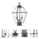 Westover 2 Light 16.5 inch Charcoal Outdoor Post Top Lantern