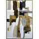 Path Black and White and Gold Wall Art