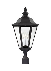 Brentwood 3 Light 25.75 inch Black Outdoor Post Lantern