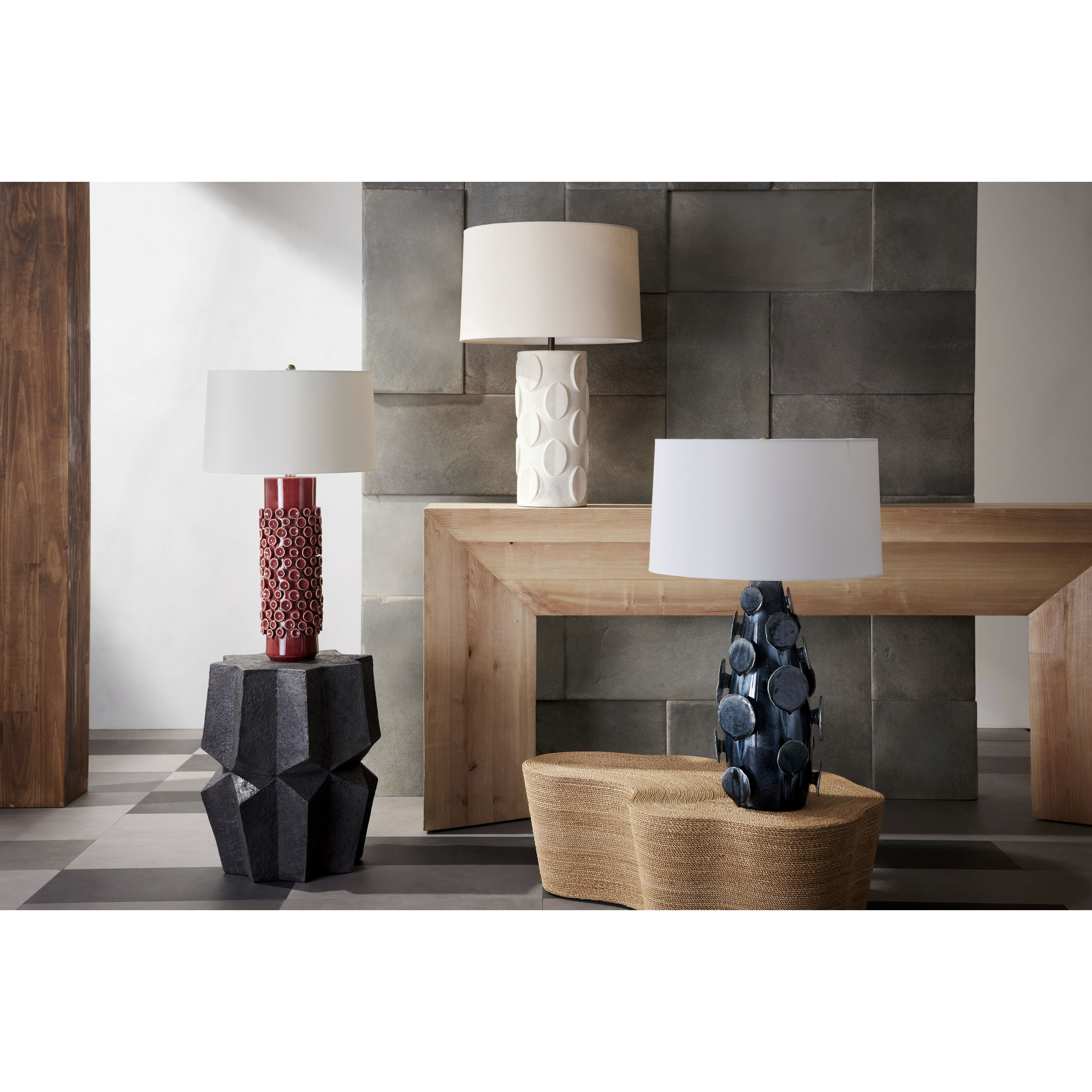 Laguna 31 inch 150 watt Ocean Reactive Lamp Portable Light