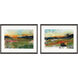 Landscapes Collection Green Framed Art