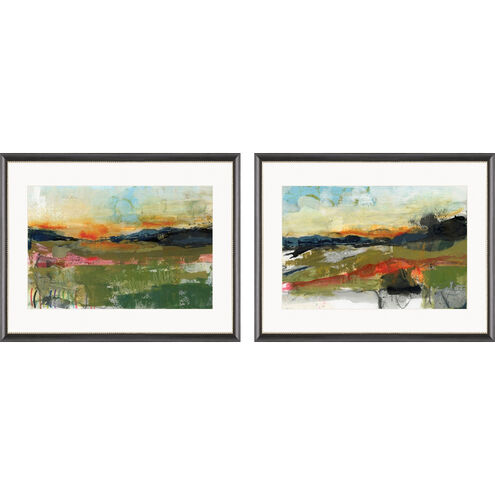 Landscapes Collection Green Framed Art