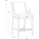 Sorrento 40.75 inch Arashi Black Outdoor Counter Stool