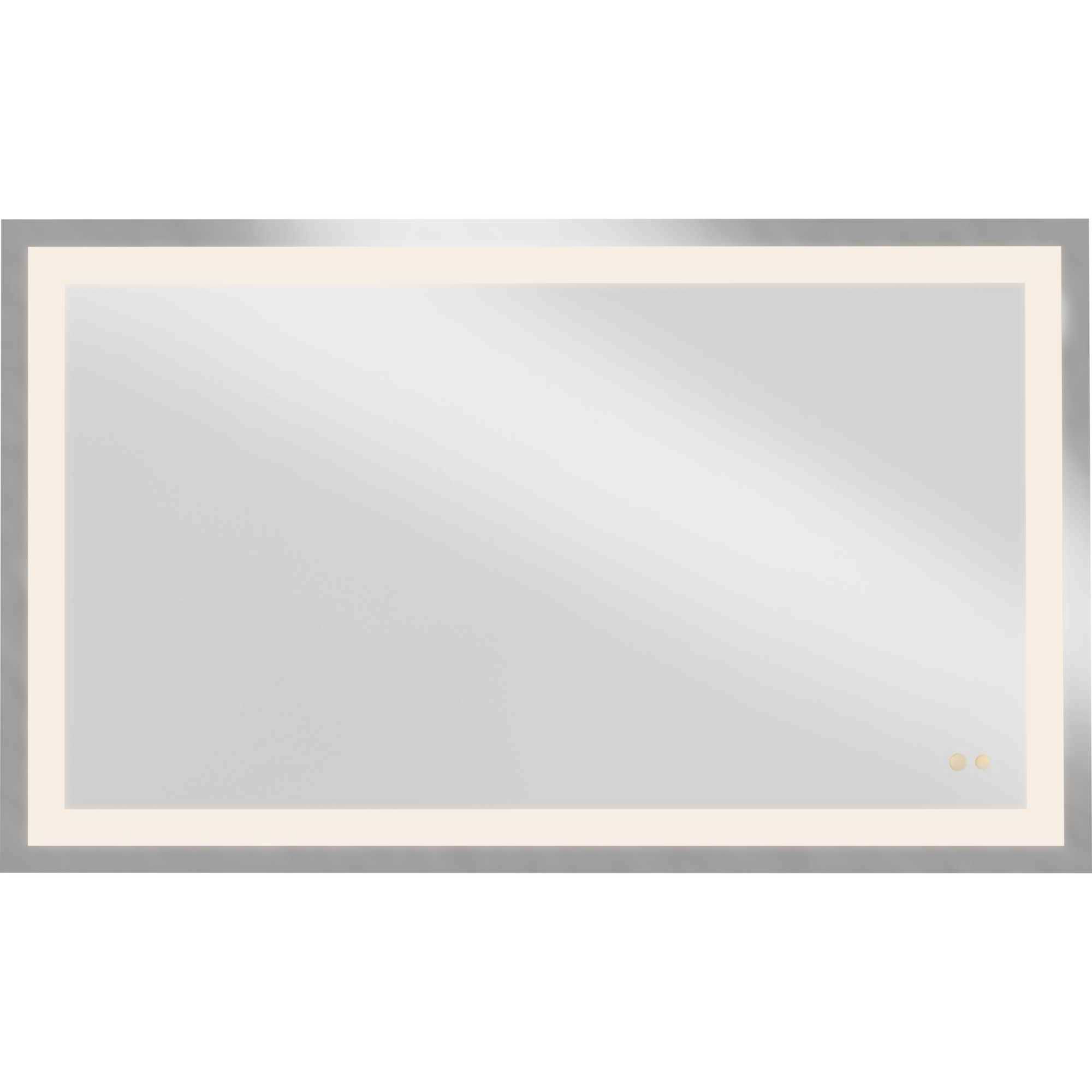 Captarent LED 60 X 36 inch White LED Mirror, Progress LED