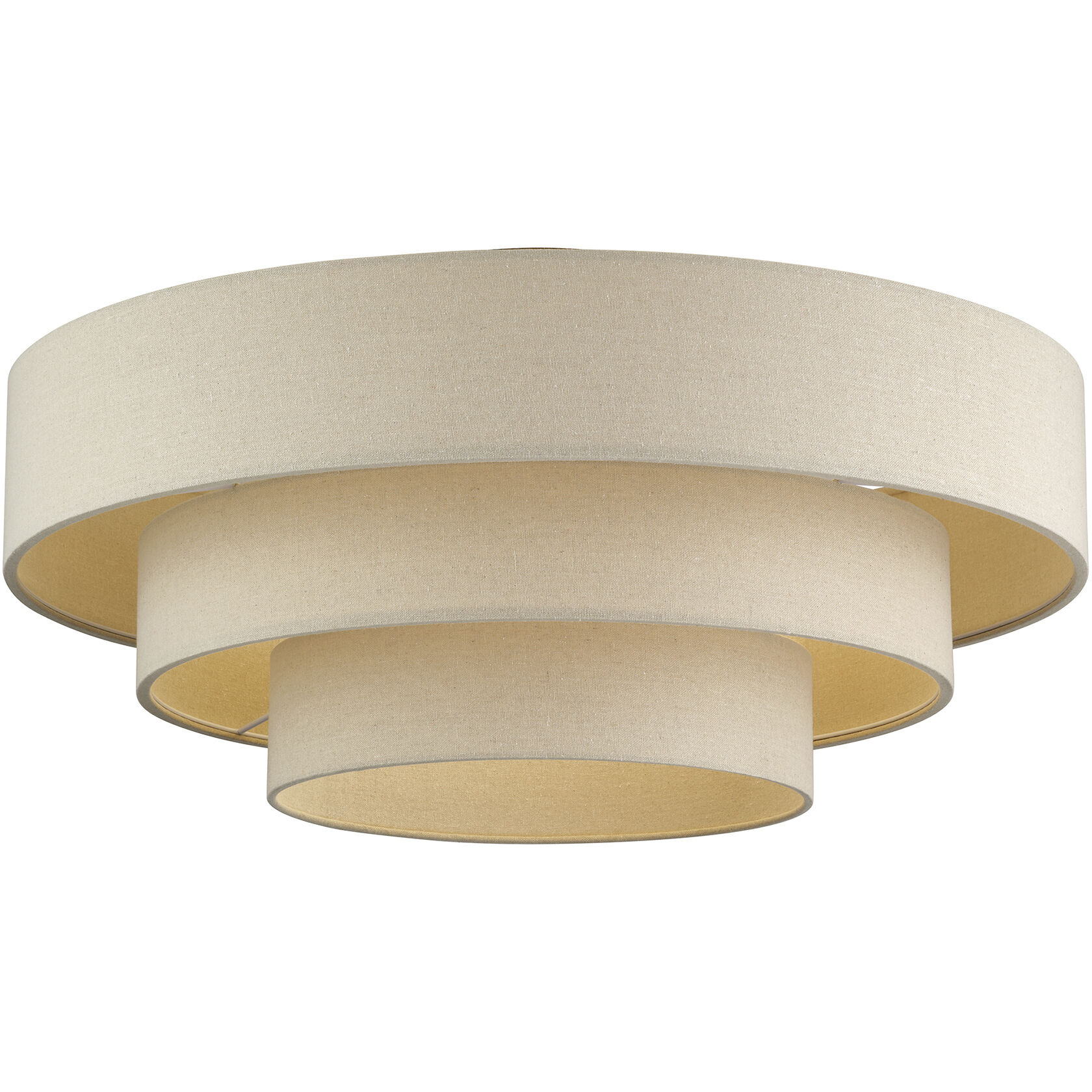 Bellingham 5 Light 28 inch Antique Gold Leaf Semi Flush Mount Ceiling Light, Extra Large