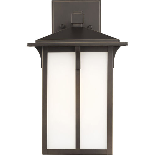 Tomek 1 Light 14 inch Antique Bronze Outdoor Wall Lantern, Medium