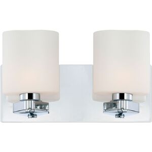 Embro 2 Light 12.5 inch Chrome Vanity Light Wall Light
