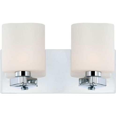 Embro 2 Light 12.5 inch Chrome Vanity Light Wall Light