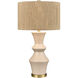 Belen 29.5 inch 150.00 watt Ivory with Honey Brass Table Lamp Portable Light