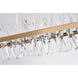 Canada LED 8 inch Gold LED Chandelier Ceiling Light