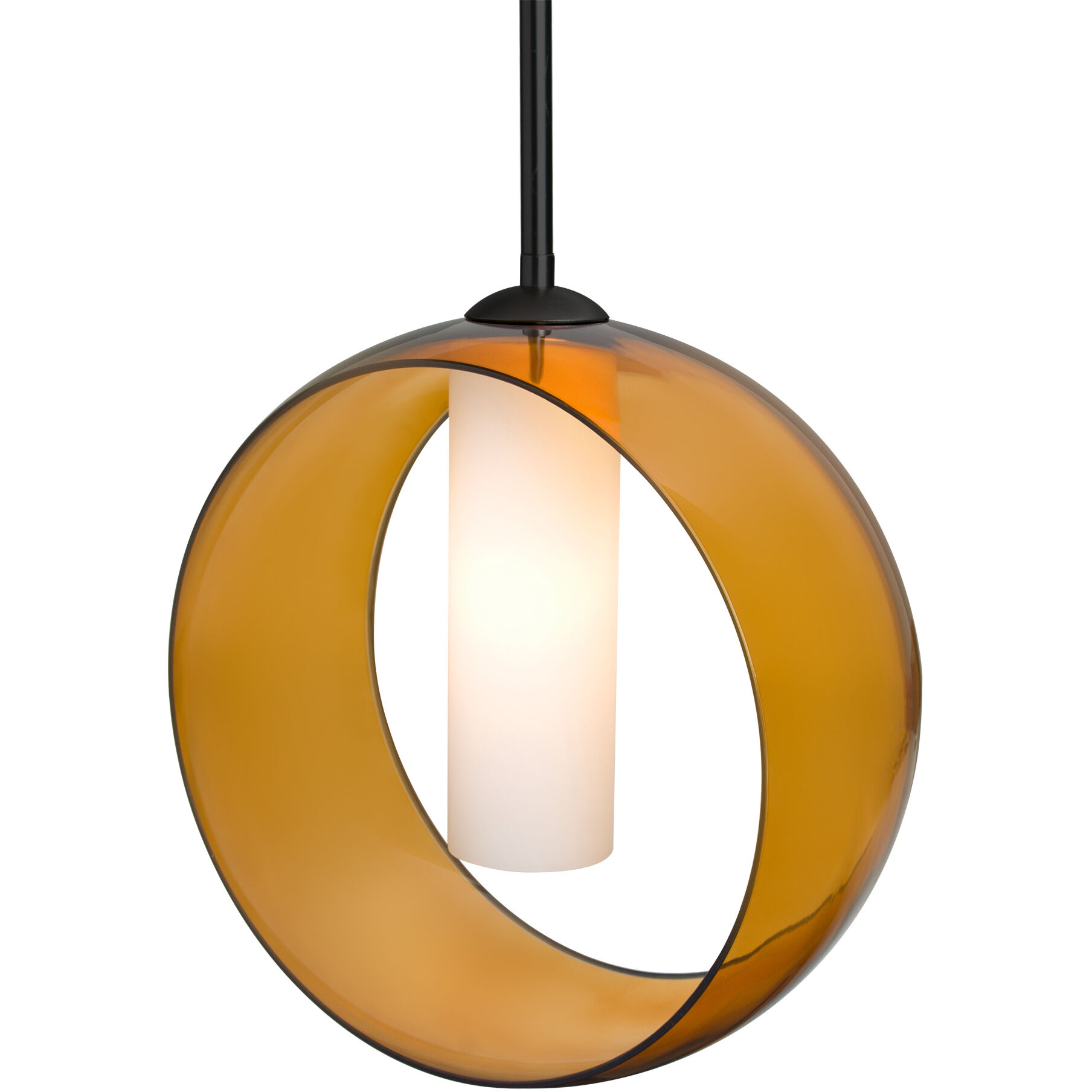 Plato LED Black Stem Pendant Ceiling Light