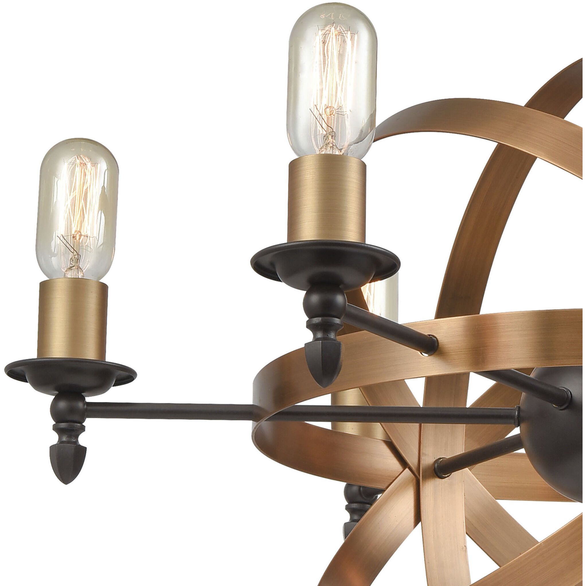 ELK 21136/6 Kingston 6 Light 27 inch Oil Rubbed Bronze with ELK 21136/6 Kingston 6 Light 27 inch Oil Rubbed Bronze with
