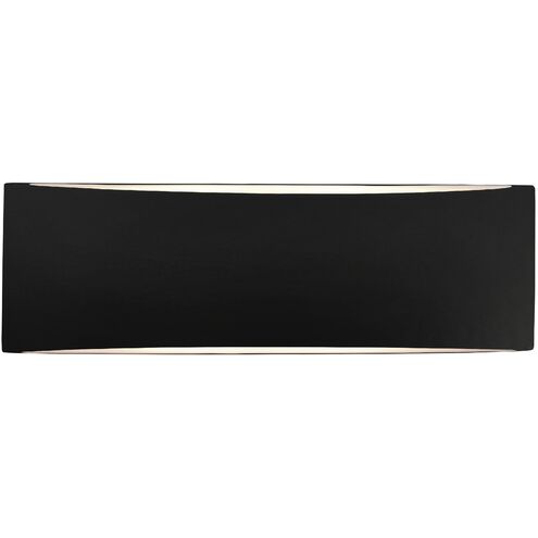 Ambiance 2 Light 16 inch Carbon Matte Black Wall Sconce Wall Light