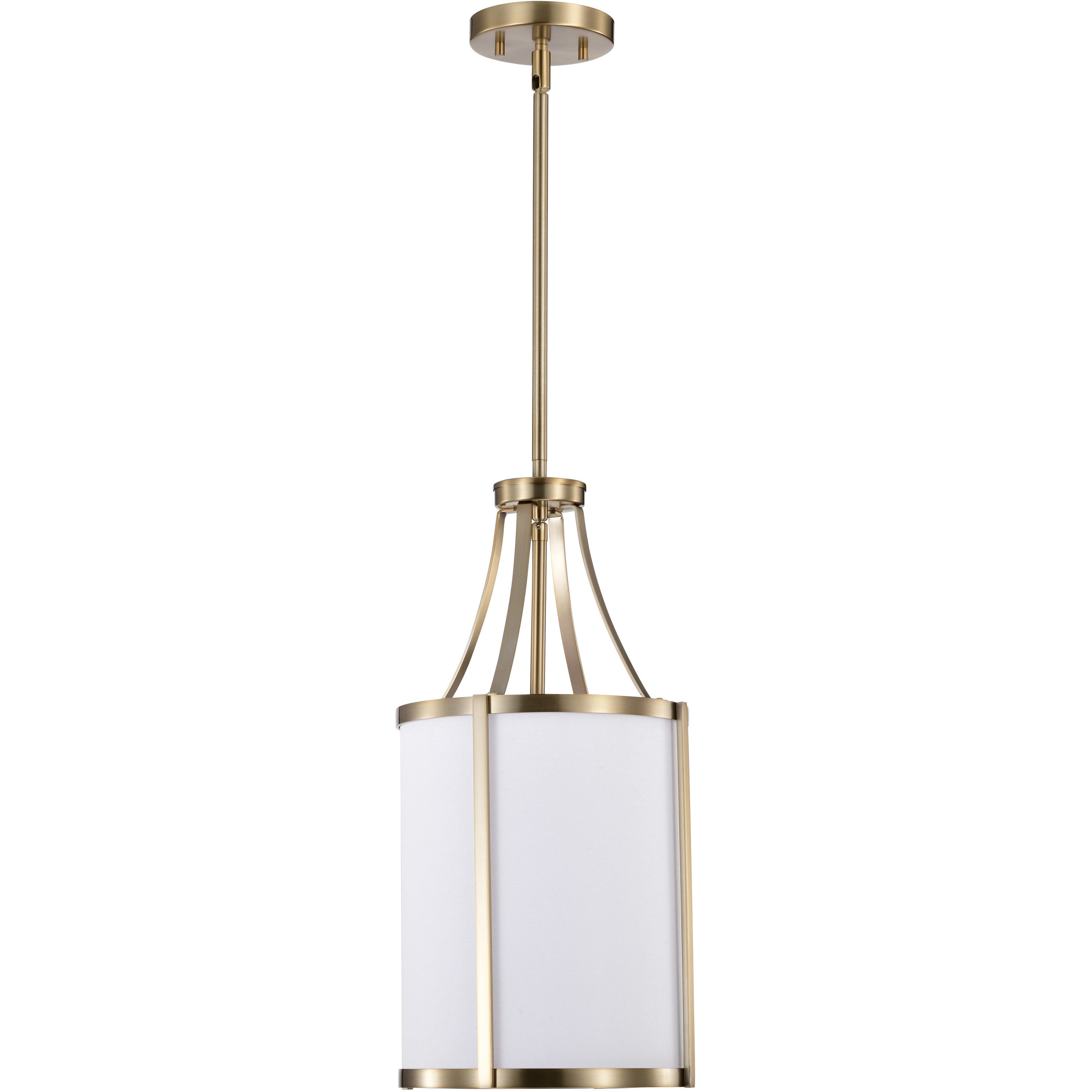 Easton 1 Light 9.75 inch Burnished Brass Pendant Ceiling Light