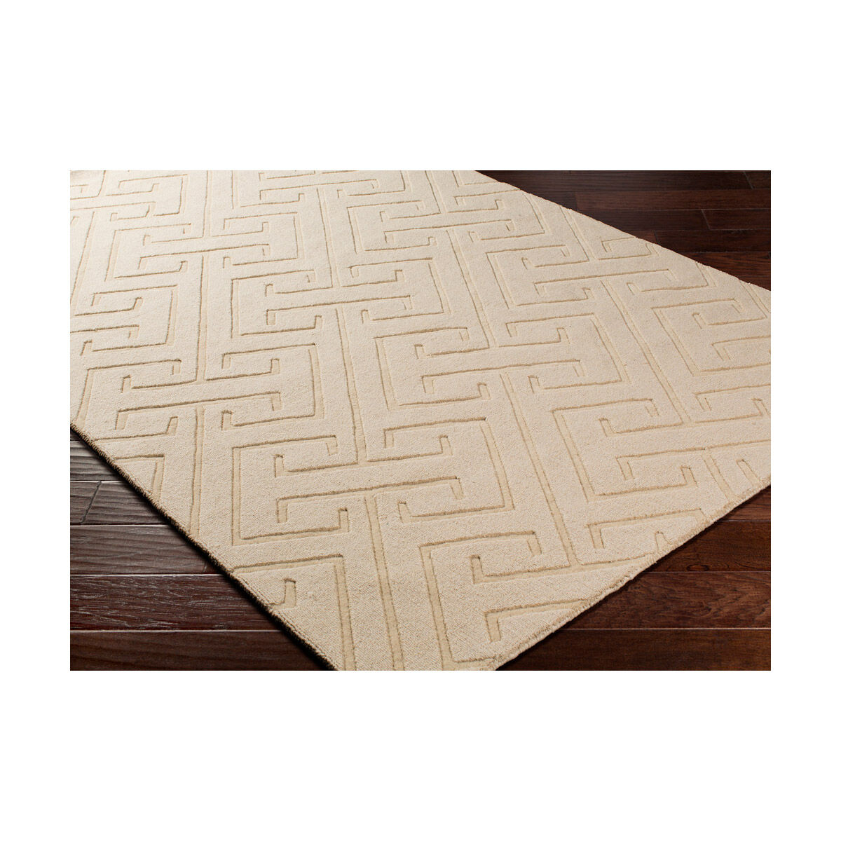Mystique 96 X 30 inch Cream Rugs, Runner