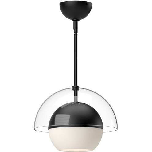 Alora Mood Lucy 1 Light 12 inch Matte Black Pendant Ceiling Light