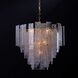 Glacier 8 Light 21 inch Clear Chandelier Ceiling Light, Small