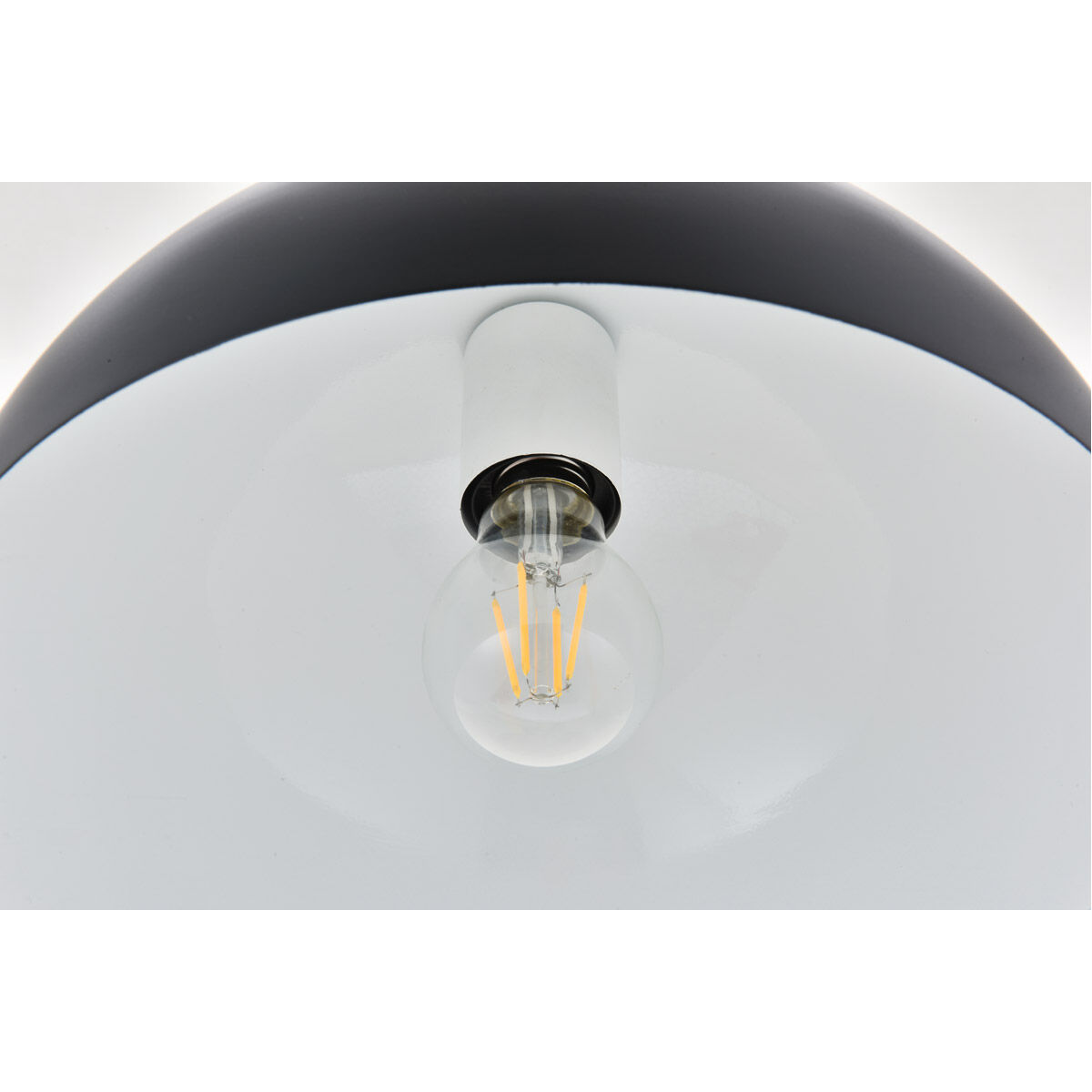 Forte 1 Light 16 inch Black Pendant Ceiling Light