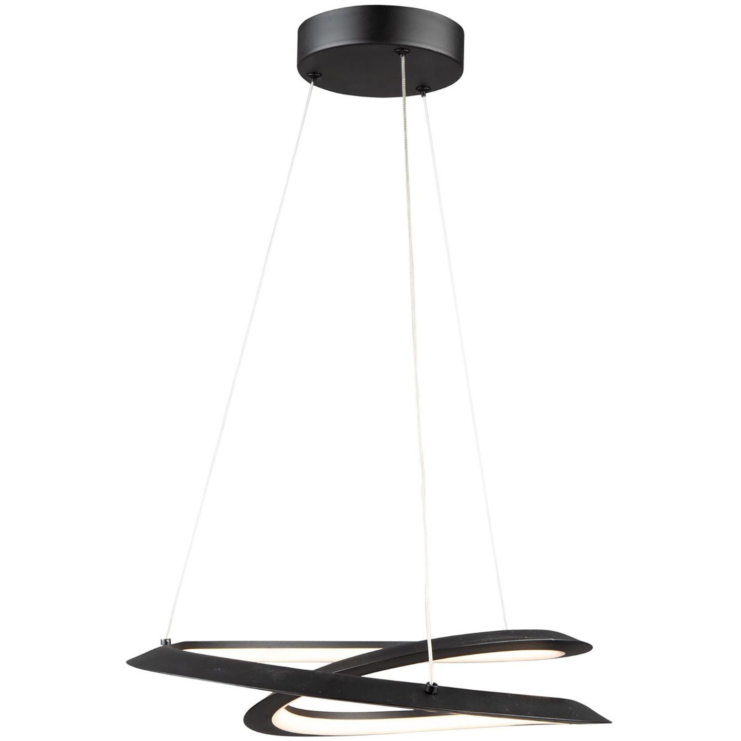 Ara LED 15.8 inch Black Pendant Ceiling Light