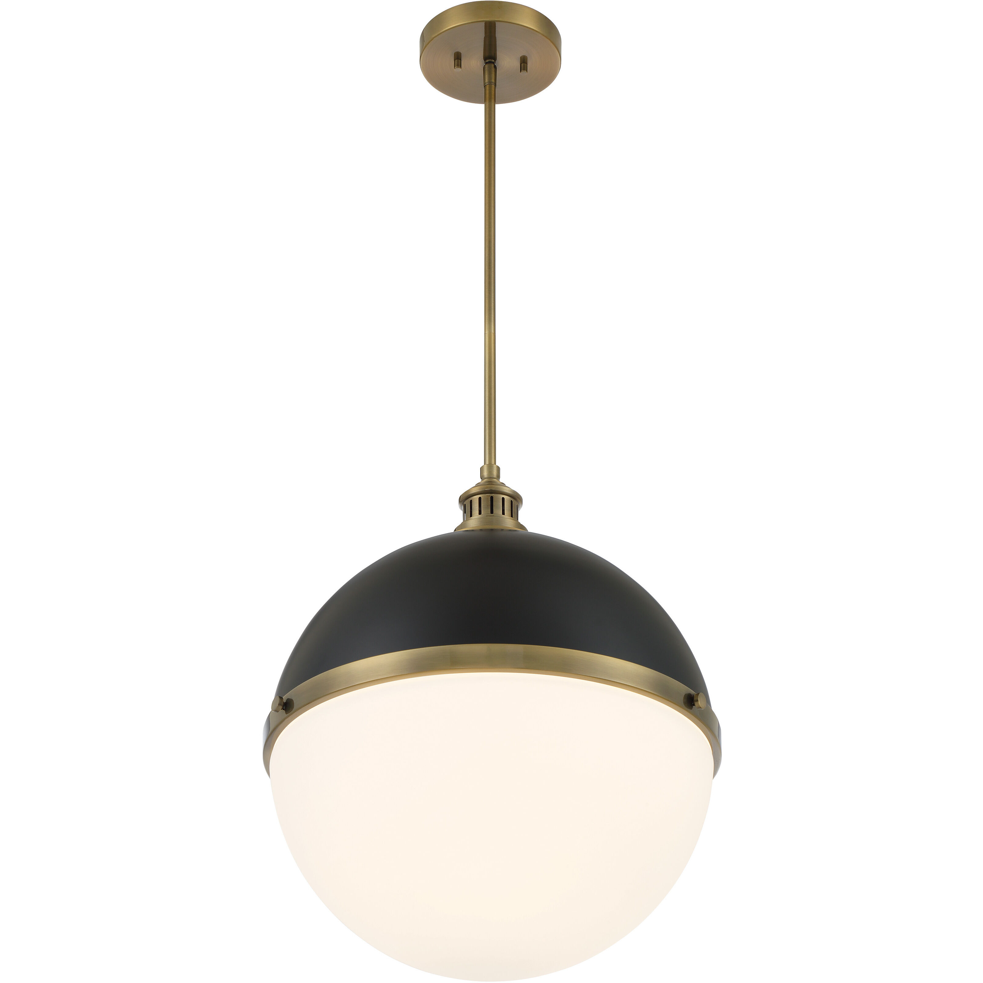 Vorey 1 Light 17.5 inch Coal And Oxidized Aged Brass Pendant Ceiling Light