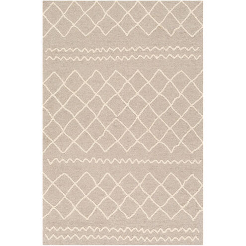 Sinop 90 X 60 inch Medium Gray/Cream Rugs