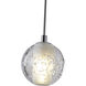 Canada 1 Light 4 inch Chrome Single Pendant Lighting Ceiling Light