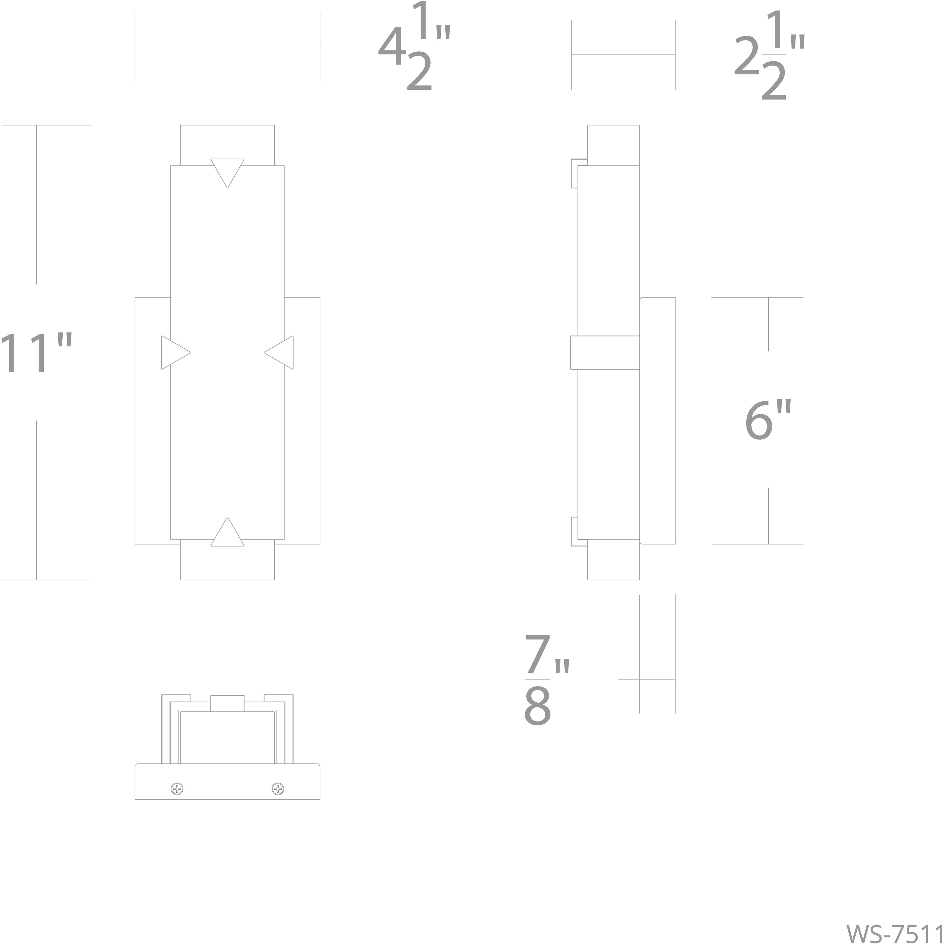 Carlisle Indoor Wall Lighting in 4000K, Brushed Nickel