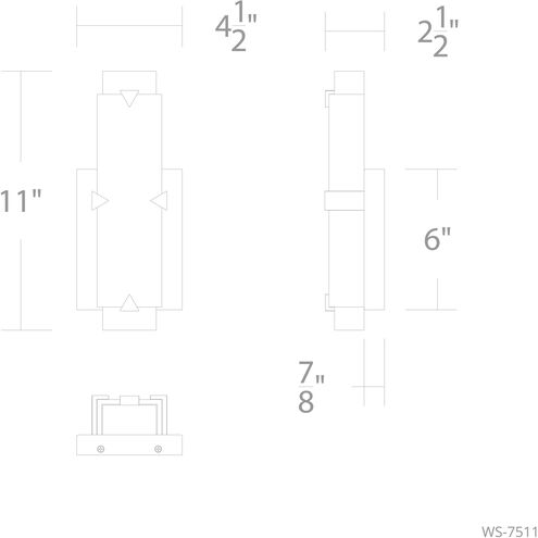 Carlisle Indoor Wall Lighting in 4000K, Brushed Nickel