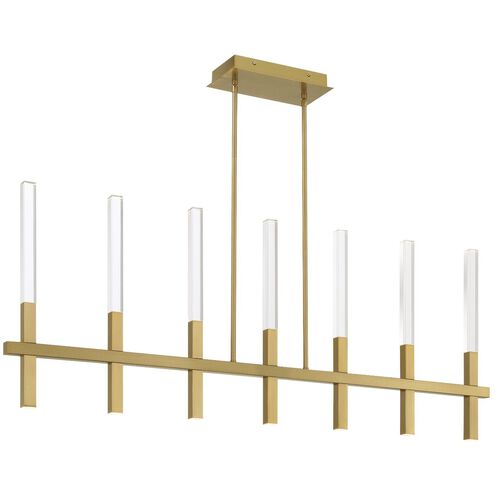 Benicio Linear Chandelier Ceiling Light in Gold