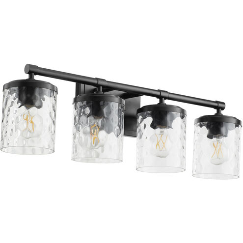 Starky 4 Light 28 inch Matte Black Vanity Light Wall Light