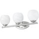Colette Vanity Wall Light in Brushed Nickel