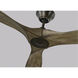 Maverick 60 inch Aged Pewter with Light Grey Weathered Oak Blades Ceiling Fan