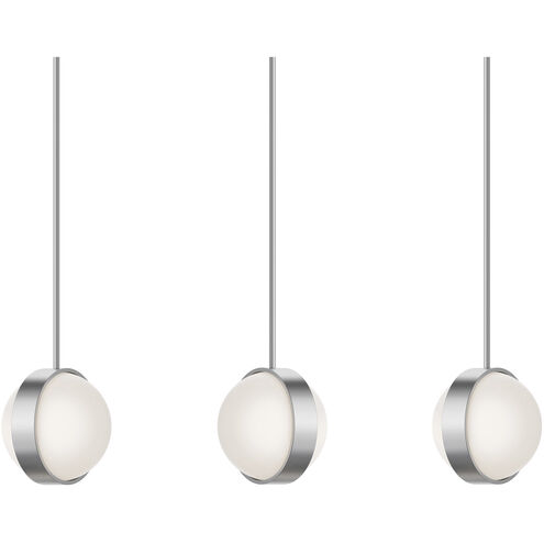 Verona Linear Pendant Ceiling Light in Satin Nickel