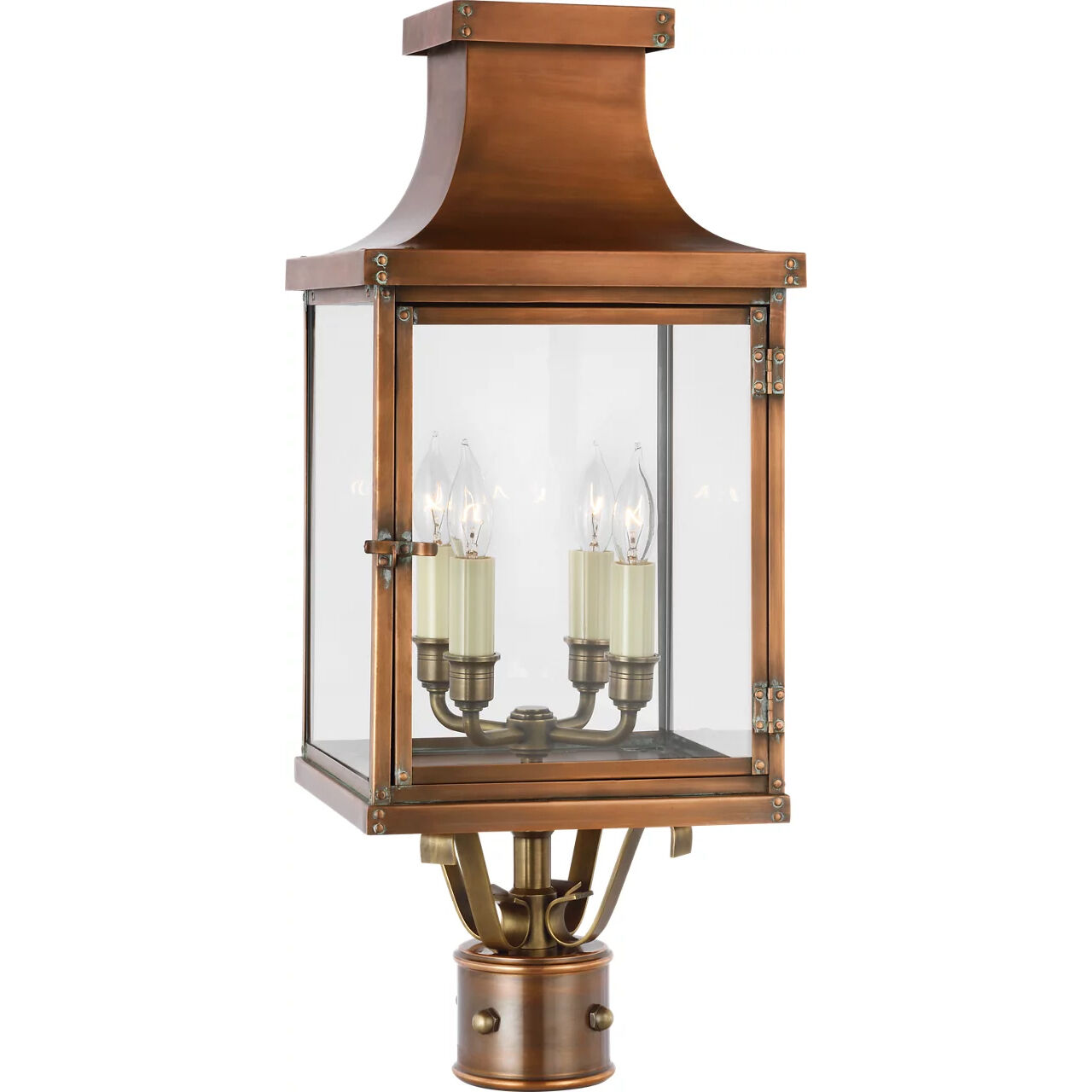 Chapman & Myers Bedford Outdoor Post Lantern
