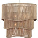 Coastal Living Nimes 11 Light 28 inch Natural Chandelier Ceiling Light, Drum Pendant