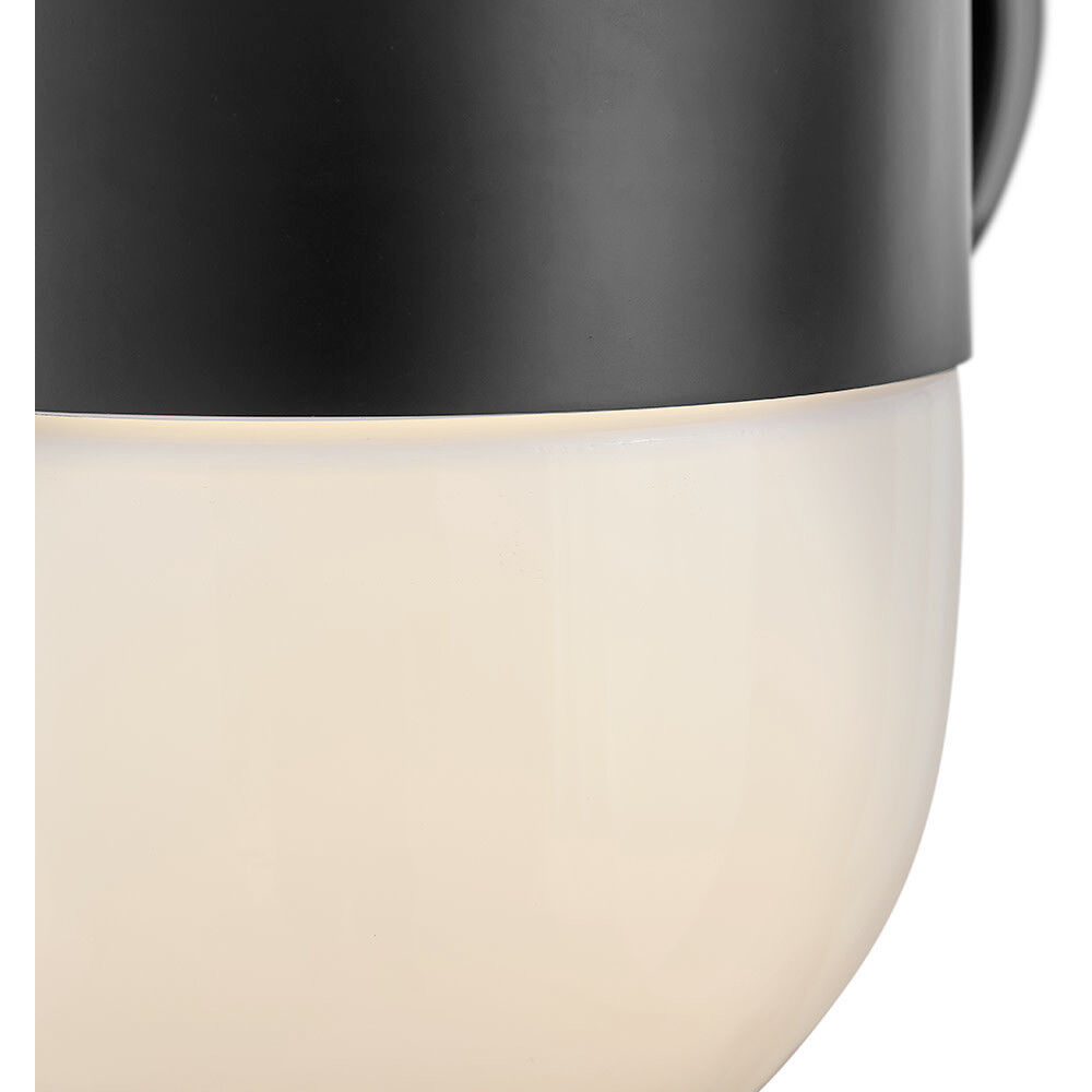 Bardi 1 Light 10 inch Black Outdoor Wall Mount Lantern