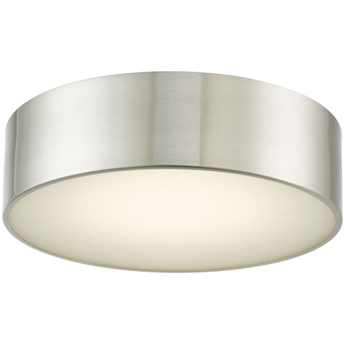 Bongo LED 12 inch Brushed Nickel Flush Mount Ceiling Light
