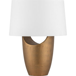 Kamay 21.5 inch 60.00 watt Aged Brass Table Lamp Portable Light