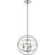 Wallace 3 Light 12 inch Chrome Pendant Ceiling Light