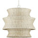 Phebe 9 Light 32 inch Vanilla Chandelier Ceiling Light, Medium